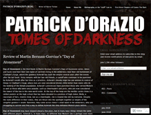 Tablet Screenshot of patrickdorazio.com